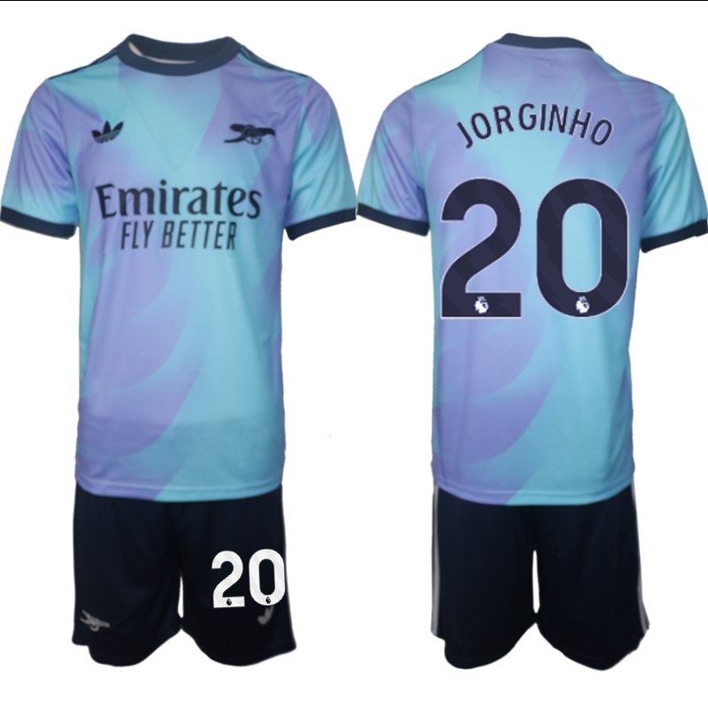 Men 2024-2025 Club Arsenal away Purple blue #20 Soccer Jersey